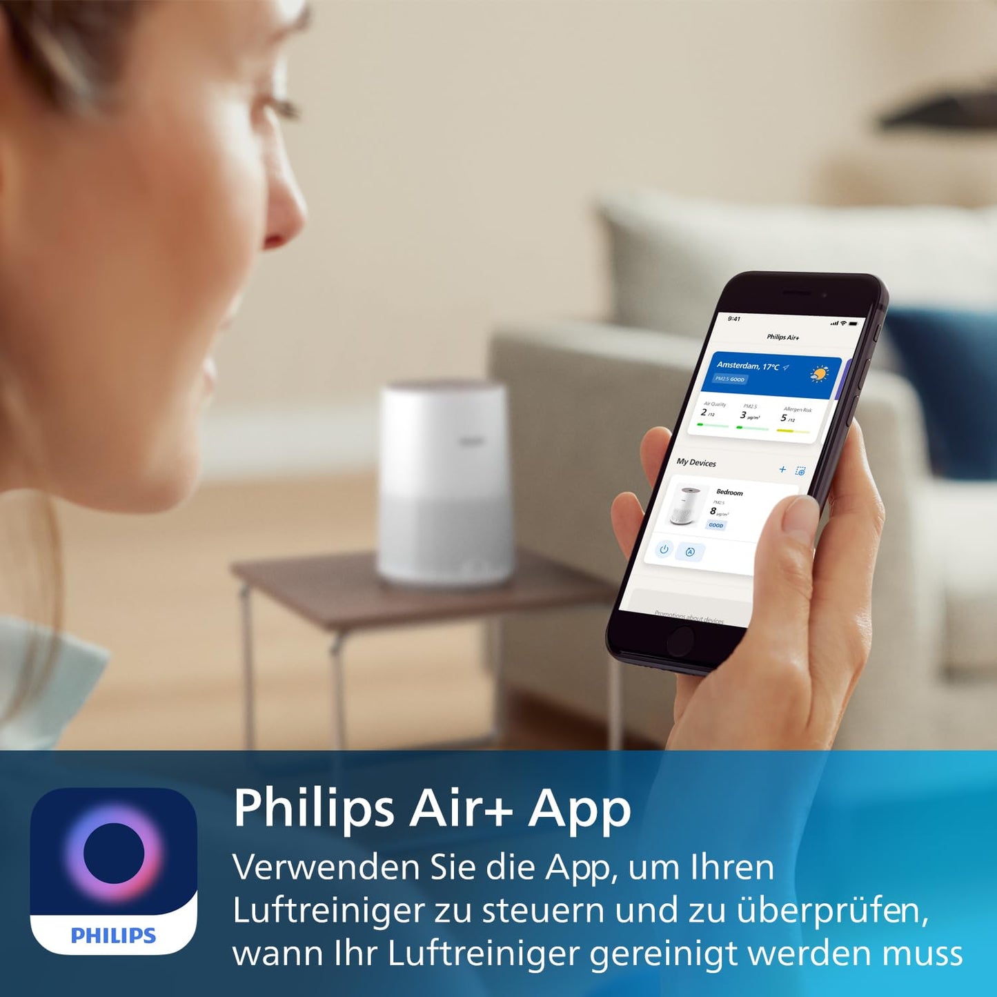 Philips 600 Serie Luftreiniger App-gesteuert