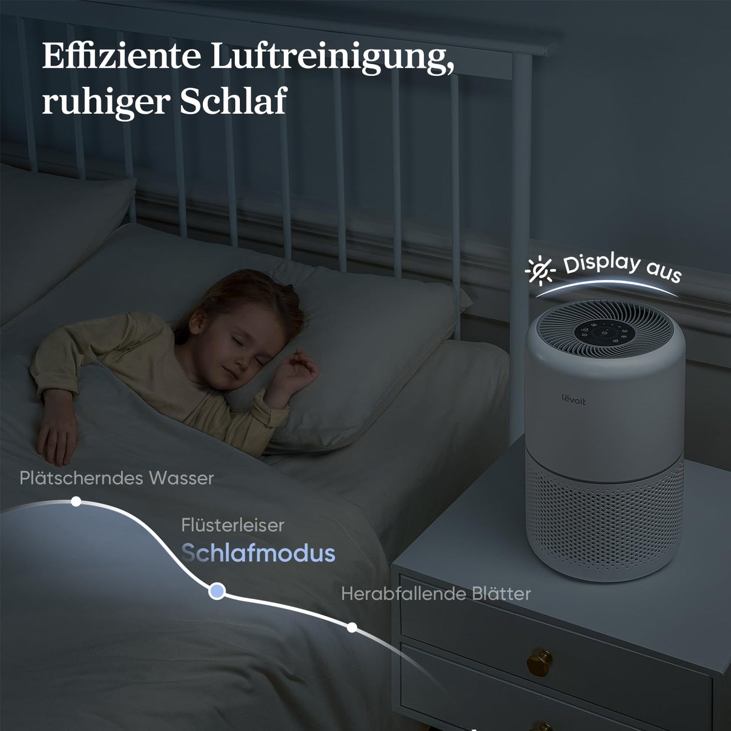 Levoit Luftreiniger mit Auto-Modus – Weiß