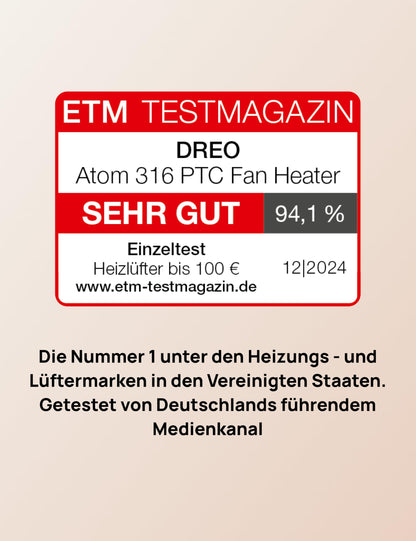 Dreo Heater 316 Elektroheizung – Gold
